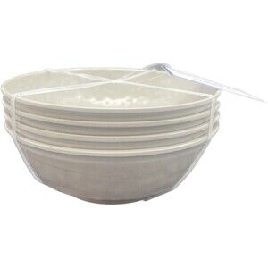 Fifth Avenue GRAY Melamine 7” Bowls‎ Set Of 4 NEW
